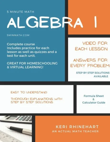 Algebra 1: 5 Minute Math
