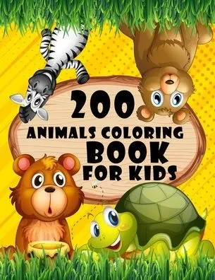 200 Animals Coloring Book for Kids: Original Artist Designs, High Resolution A Gorgeous 200 Animals Coloring Book For Toddler, With 200 Pages.