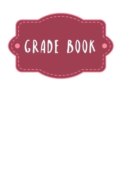 Grade Book: Grade booklet for pupils and students - Design: Black Flower