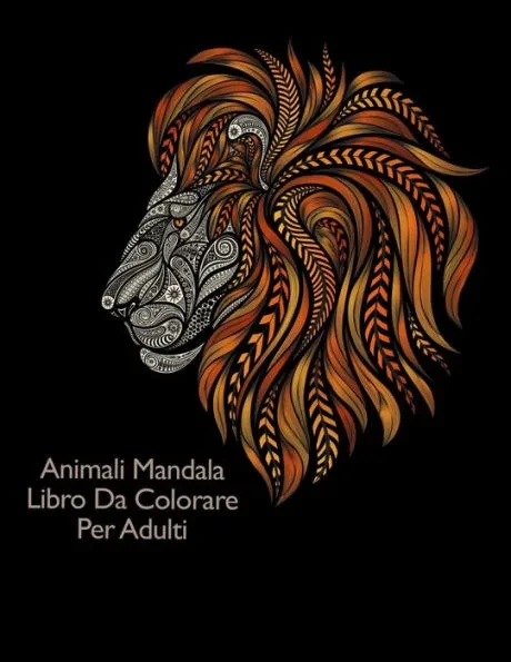 Animali Mandala Libro Da Colorare Per Adulti: Colorare per gli adulti con coccodrilli, scoiattoli, struzzi e molti altri