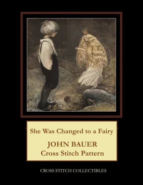 She Was Changed to a Fairy: John Bauer Cross Stitch Pattern