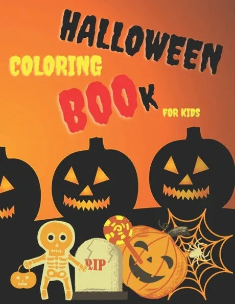 Halloween Coloring Book For Kids: Halloween Coloring Book For Kids/ An awesome variety of drawings to color / 8,5 x 11 inches/ Matte finish cover