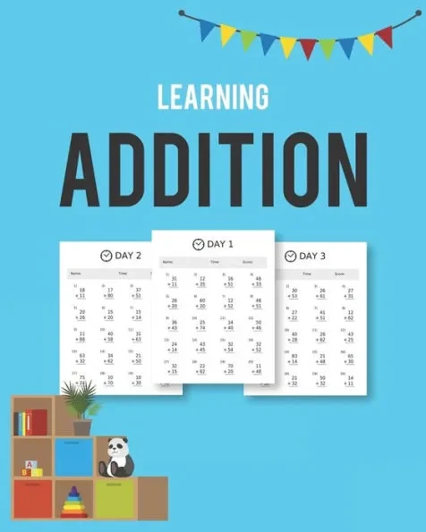 Learning Addition: 100 days of learning addition for kids