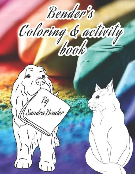 Bender´s coloring and activity book -Lefthanded edition: 40+ beautiful coloring pages, exciting math puzzles, jokes and delicious recipes are waiting