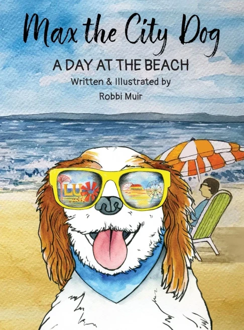 Max the City Dog: A Day at the Beach - Hardcover