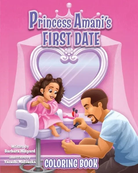 Princess Amani's First Date Coloring book