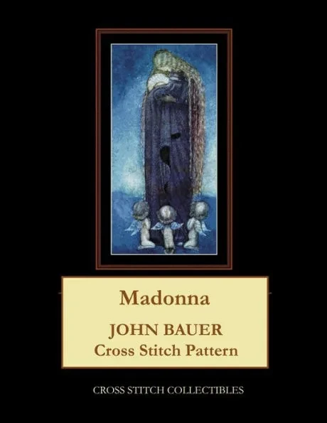 Madonna: John Bauer Cross Stitch Pattern Large Print