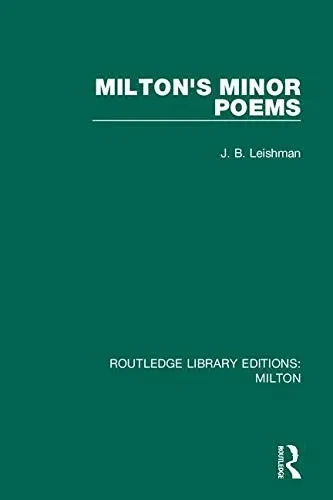 Milton's Minor Poems (Routledge Library Editions: Milton)