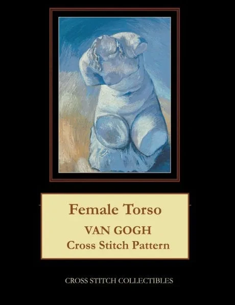 Female Torso: Van Gogh Cross Stitch Pattern