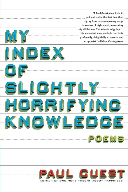 My Index of Slightly Horrifying Knowledge