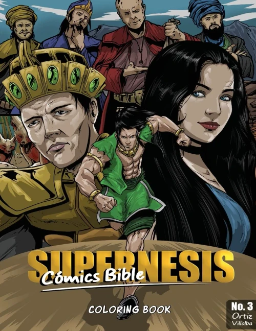 Supernesis Comics Bible: Volume 3 Coloring Book