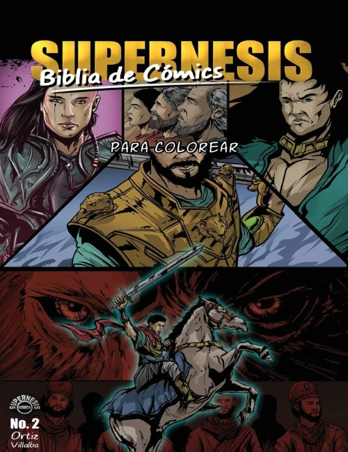 Supernesis Biblia De Cómics No. 2: Para Colorear (Spanish Edition)