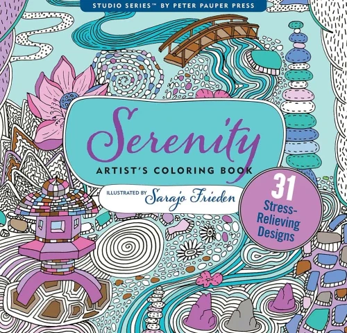 Serenity Adult Coloring Book (31 stress-relieving designs) (Studio Series Artist's Coloring Book)