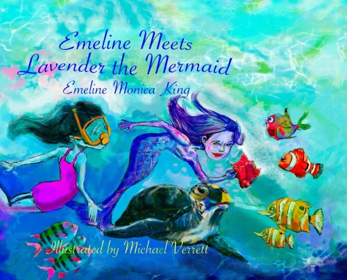 Emeline Meets Lavender the Mermaid