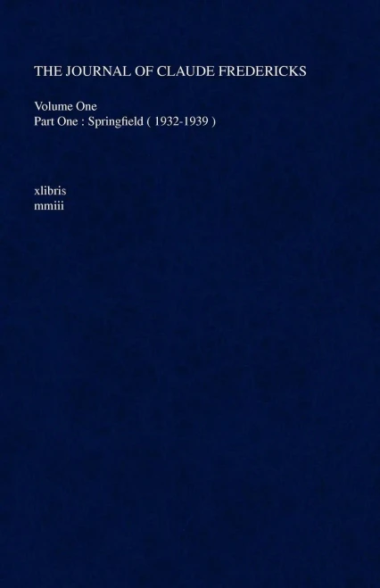 The Journal of Claude Fredericks