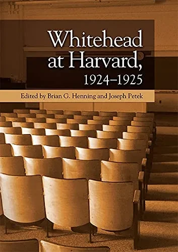 Whitehead at Harvard, 19241925