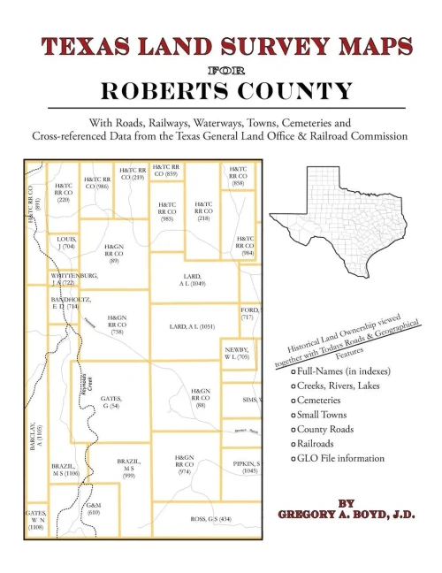 Texas Land Survey Maps for Roberts County