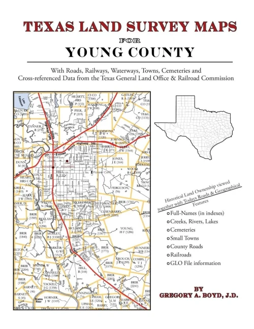 Texas Land Survey Maps for Young County