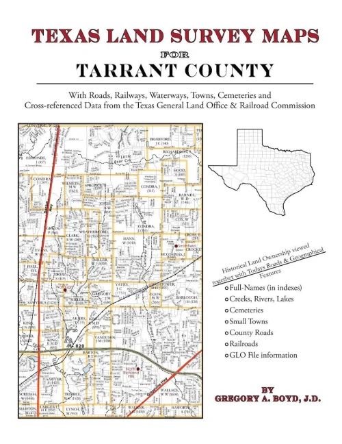 Texas Land Survey Maps for Tarrant County