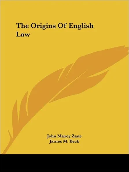 The Origins Of English Law