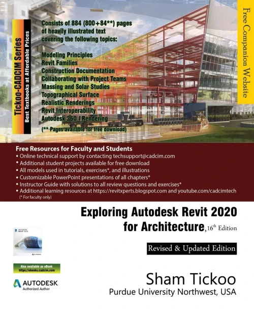 Exploring Autodesk Revit 2020 for Architecture, 16th Edition
