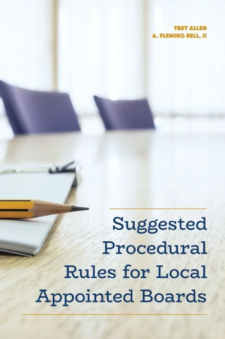 Suggested Procedural Rules for Local Appointed Boards (Local Government Board Builders)
