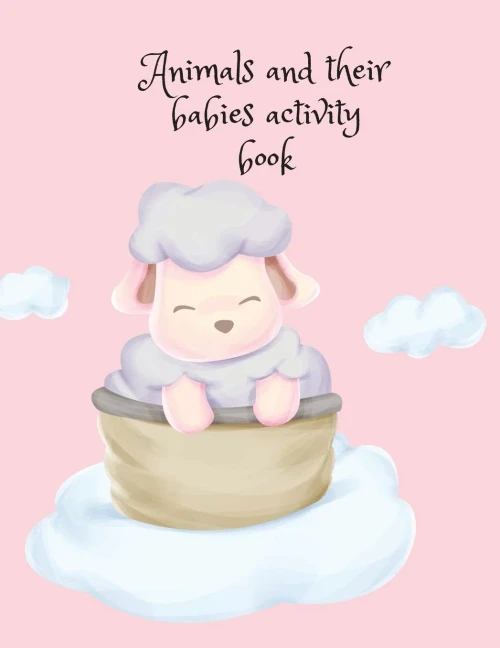 Animals and their babies activity book