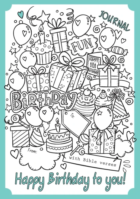 Happy Birthday To You: Personalized journal gift with Bible verses