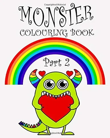 Monster coloring book
