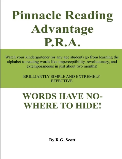 Pinnacle Reading Advantage P.R.A.: Words Have Nowhere To Hide!