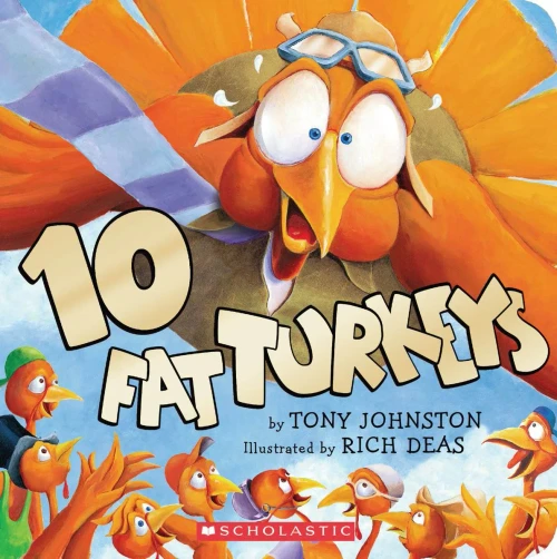 By Tony Johnston 10 Fat Turkeys [Board book]
