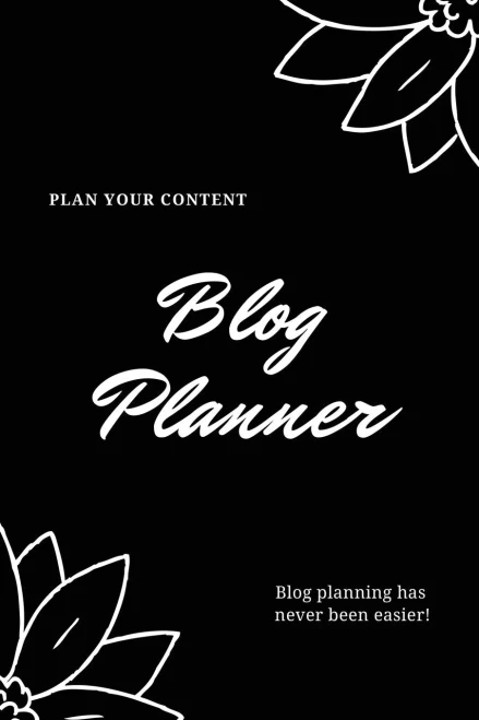 Blog Planner: Bloggers Design, Plan, & Create Using Content Strategy Planning, Creating Social Media Post, Blogger Gift, Journal