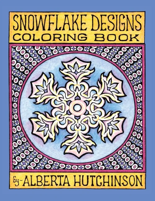 Snowflake Designs Coloring Book: 24 Designs in Elaborate Frames