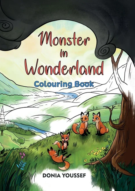 Monster in Wonderland : Colouring Book