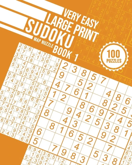 Very Easy Large Print Sudoku Book 1