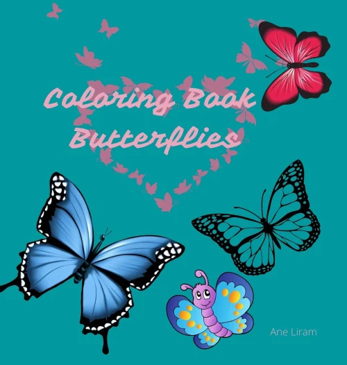 Coloring Book Butterflies (Hardback)