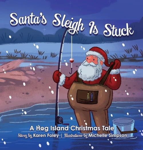 Santa's Sleigh Is Stuck (Hardback)