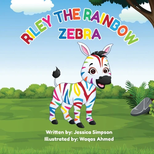 Riley the Rainbow Zebra (Paperback)