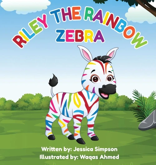 Riley the Rainbow Zebra (Hardback)