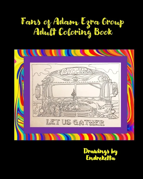 Fans of Adam Ezra Group Adult Coloring Book