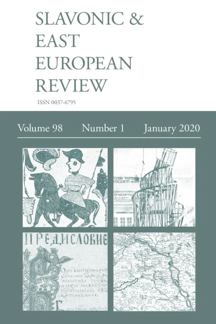Slavonic & East European Review (98: 1) January 2020