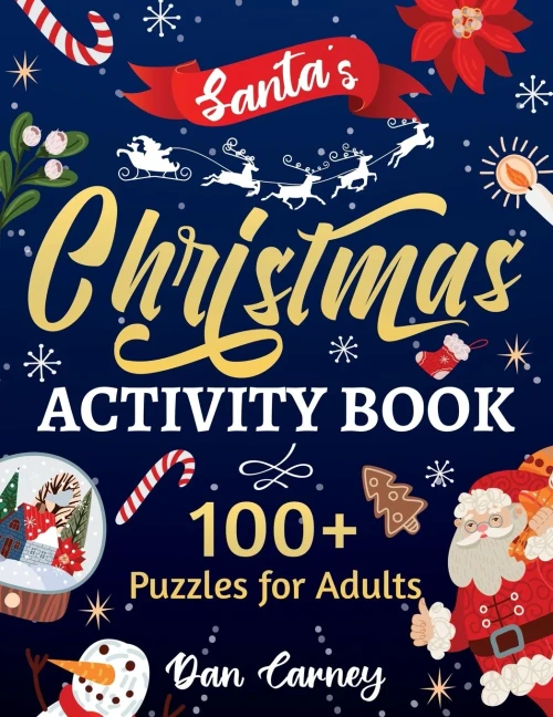 Santa's Christmas Activity Book: 100+ Puzzles for Adults (9781777184971)