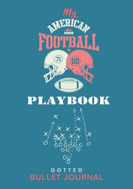 My American Football Playbook - Dotted Bullet Journal: Medium A5 - 5.83X8.27