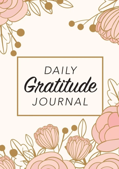 Daily Gratitude Journal: (Pink Flowers with Rectangle Callout) A 52-Week Guide to Becoming Grateful
