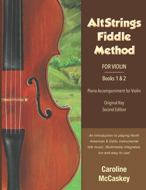 AltStrings Fiddle Method for Violin (Original Key) Piano Accompaniment, Second Edition, Books 1 And 2