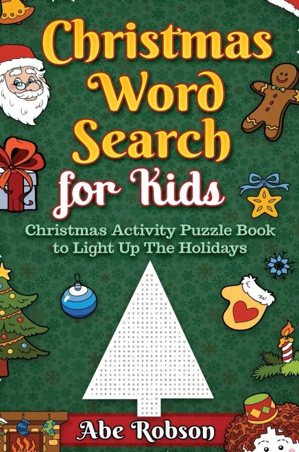 Christmas Word Search for Kids: Christmas Activity Puzzle Book to Light Up The Holidays (Hardback)