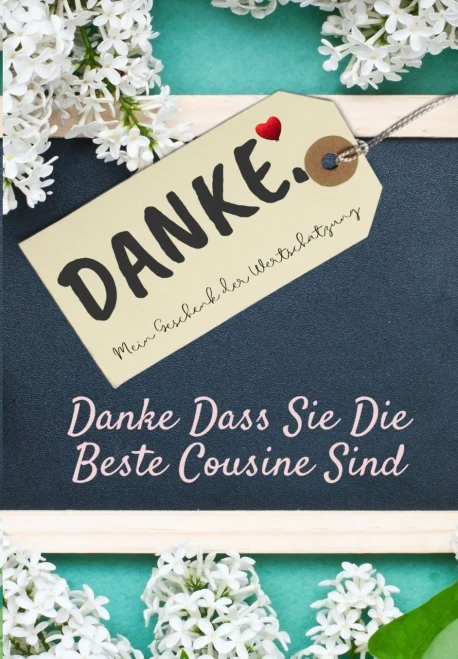 Danke Dass Sie Die Beste Cousine Sind: Mein Geschenk der Wertsch?tzung: Vollfarbiges Geschenkbuch Gef?hrte Fragen 6,61 x 9,61 Zoll