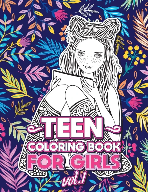 Teen Coloring Books for Girls: Fun activity book for Older Girls ages 12-14, Teenagers; Detailed Design, Zendoodle, Creative Arts, Relaxing ad Stress (9781801010085)