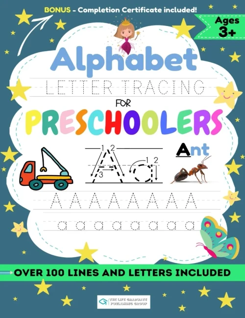 Alphabet Letter Tracing for Preschoolers: A Workbook For Boys to Practice Pen Control, Line Tracing, Shapes the Alphabet and More! (ABC Activity Book) (9781922515162)