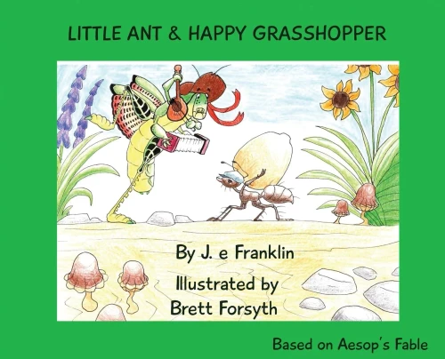 Little Ant & Happy Grasshopper (Hardback)